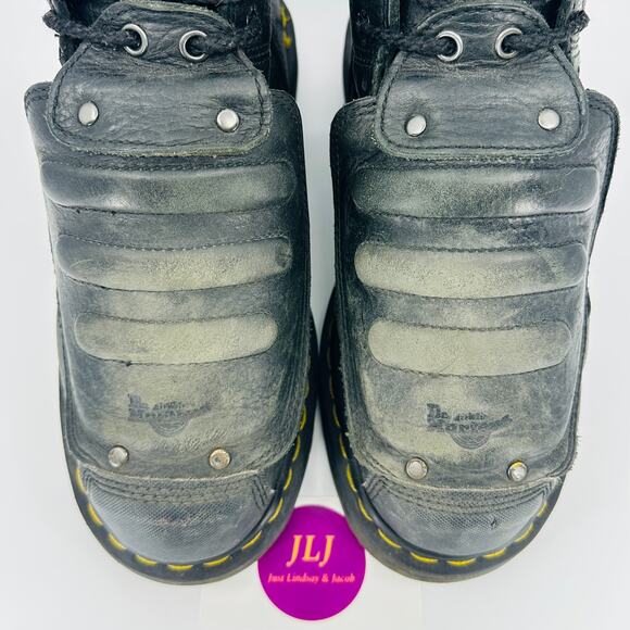 Dr. Martens Mens Ironbridge Met Guard Leather Steel Toe Safety Work Boots Size 8 - Picture 4 of 13